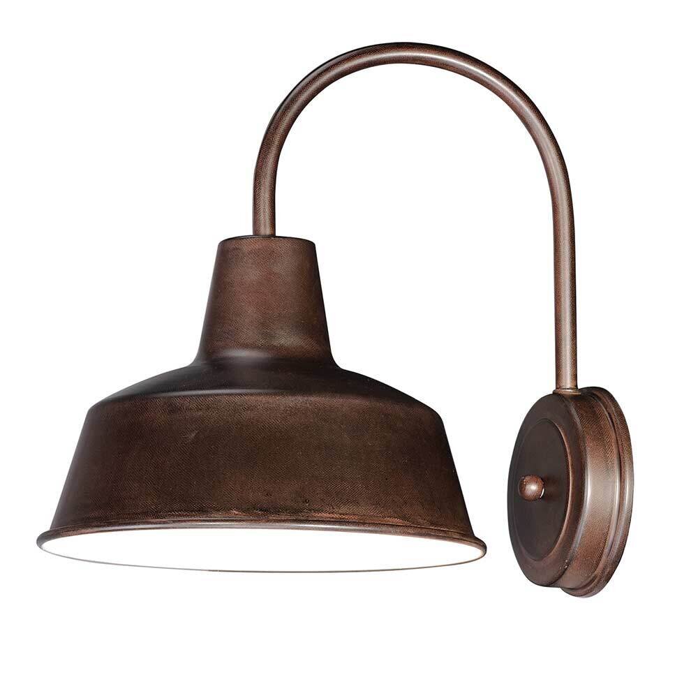 1-Light Outdoor Wall Sconce in Empire Bronze