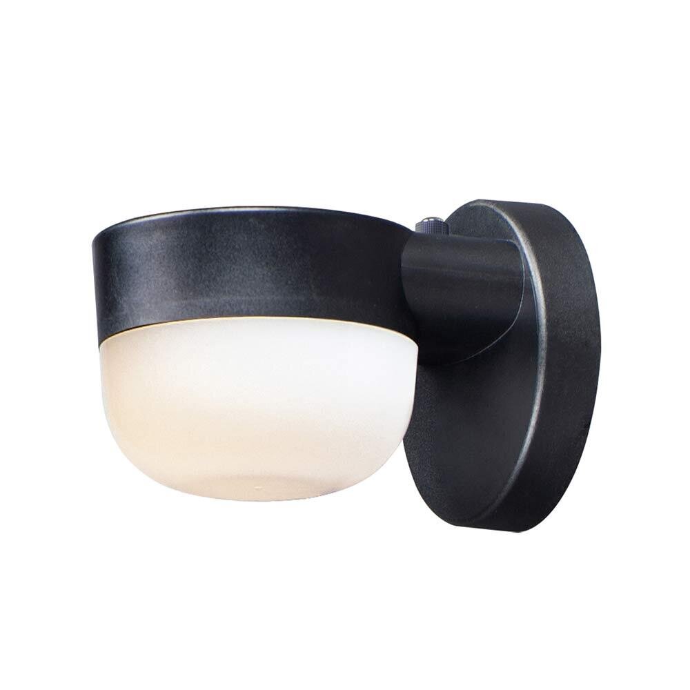 LED Outdoor Wall Sconce with Photocell in Black