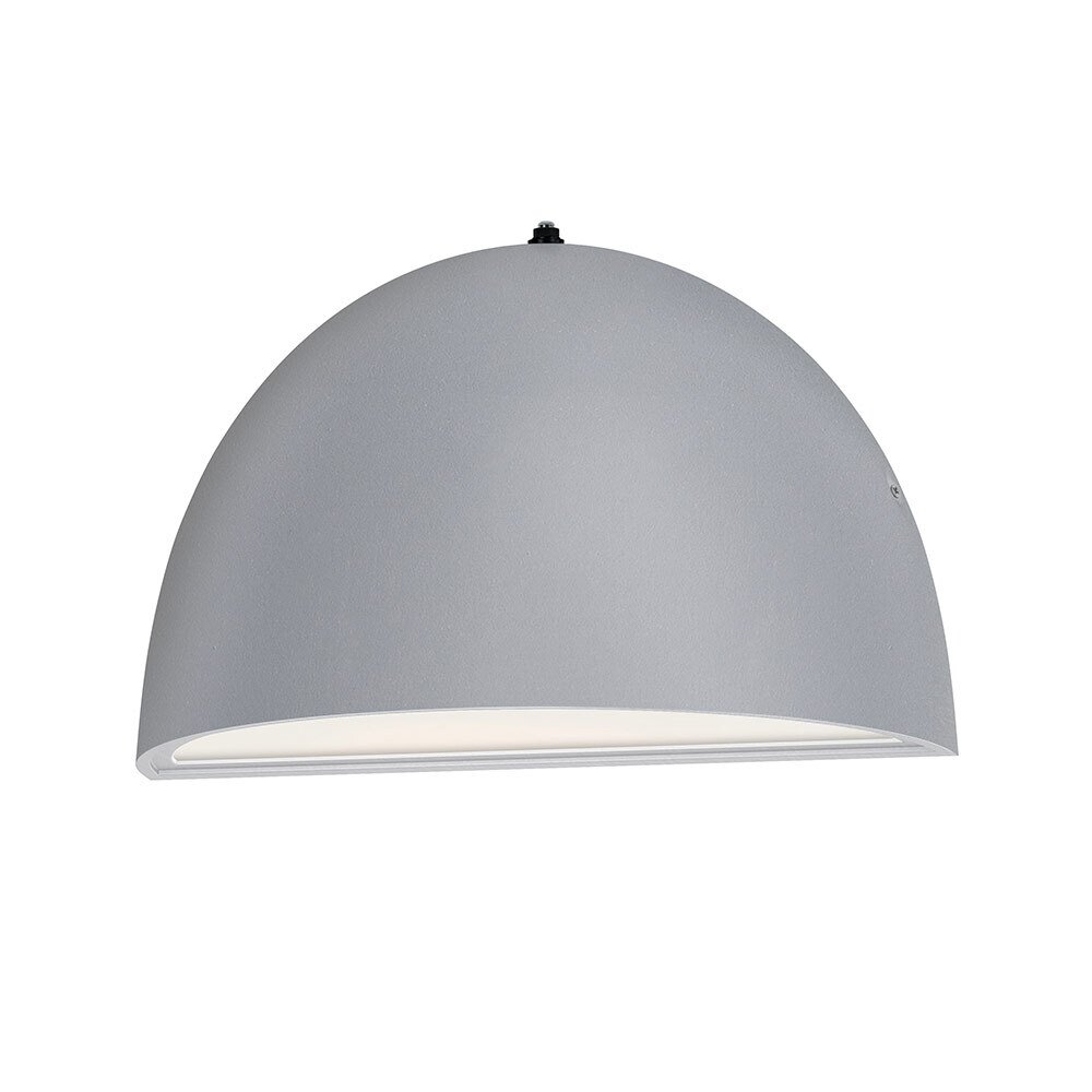 LED Outdoor Wall Sconce with Photocell in Silver