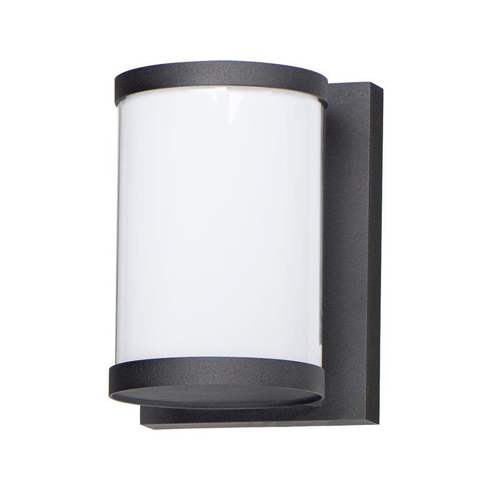 Small LED Outdoor Wall Sconce in Black