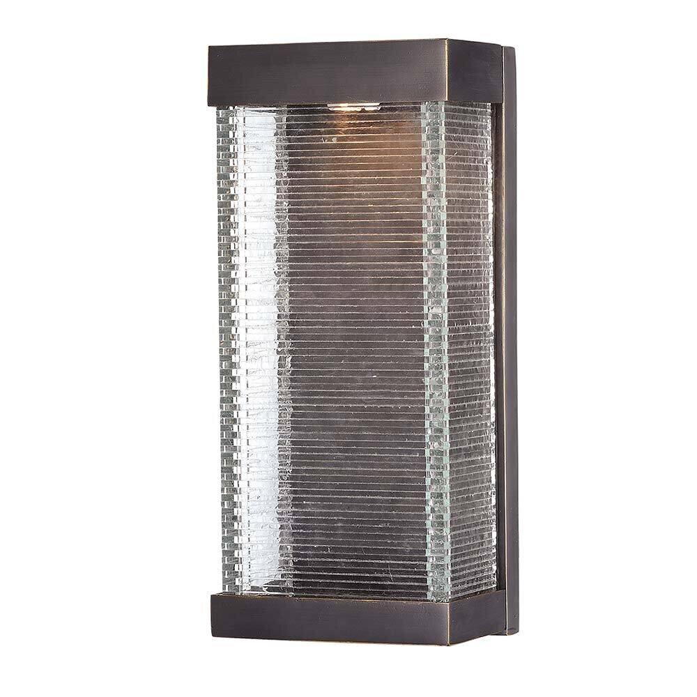 LED Outdoor Wall Sconce in Bronze