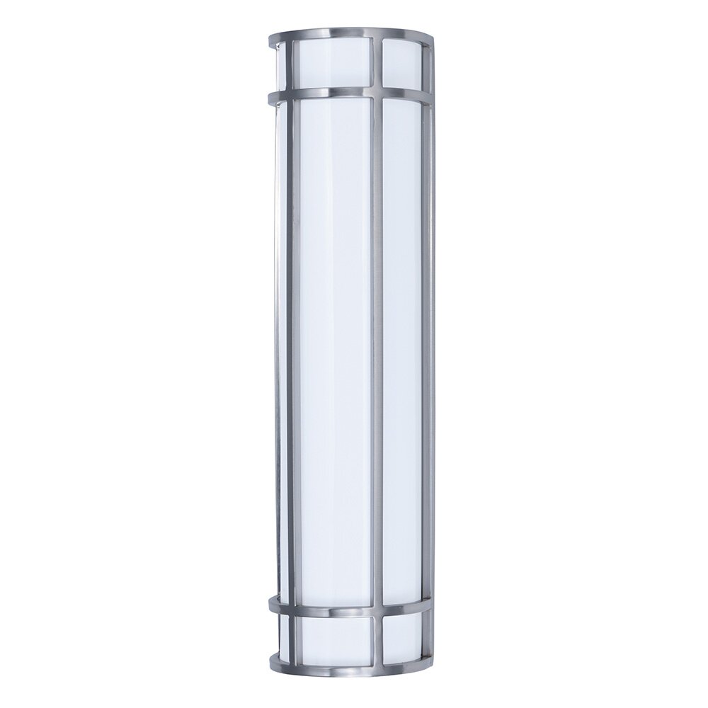 24" LED Outdoor Wall Sconce in Satin Nickel