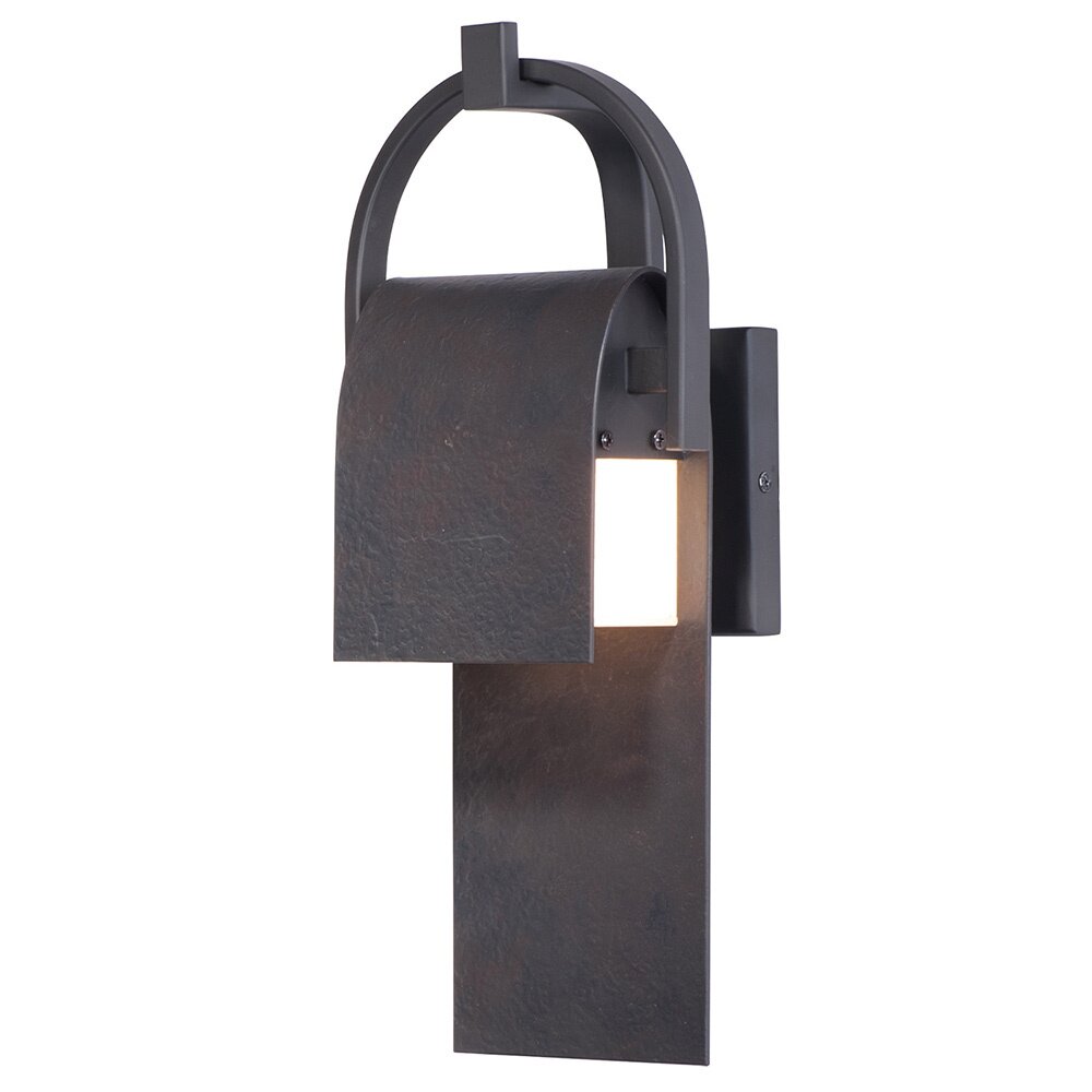 LED Outdoor Sconce in Rustic Forge