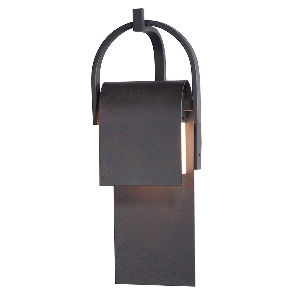 LED Outdoor Sconce in Rustic Forge