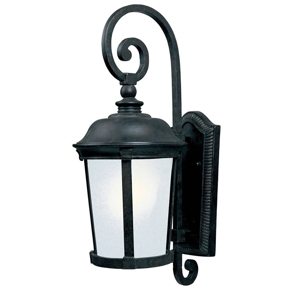 1-Light Outdoor Wall Lantern in Bronze