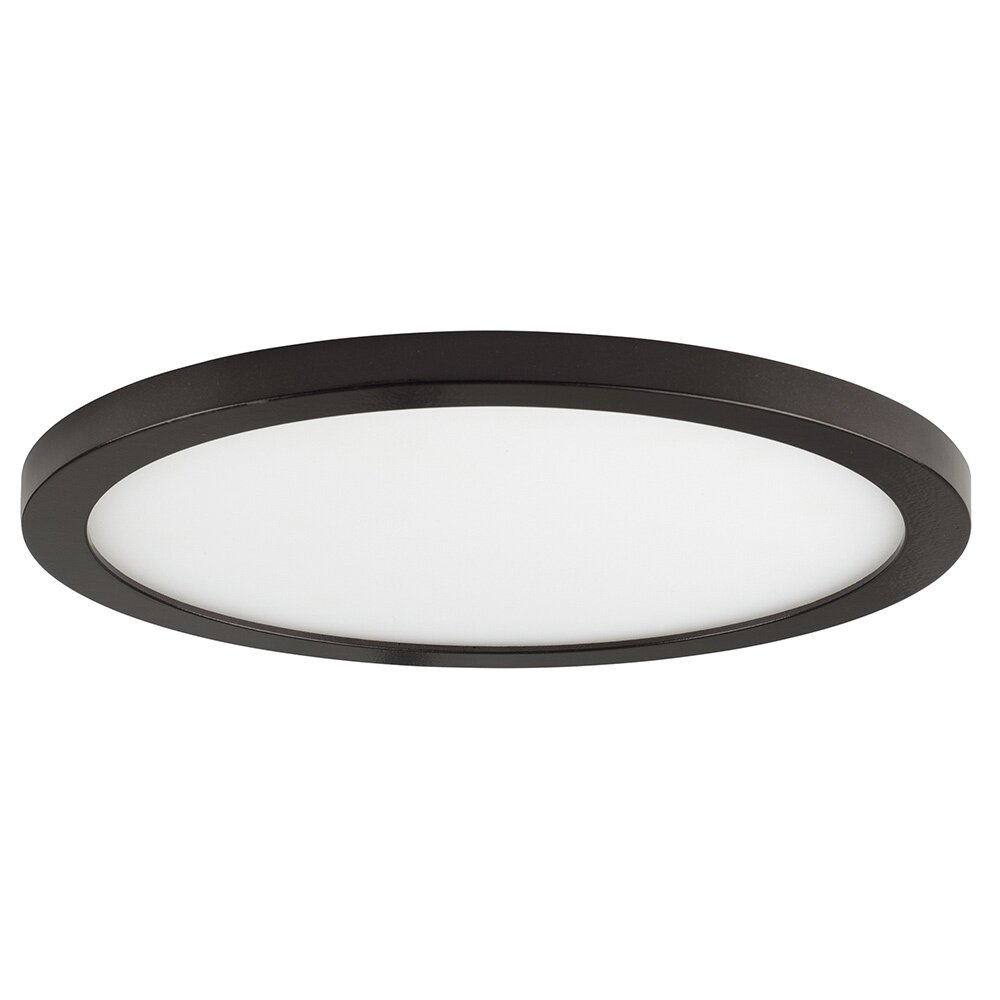 9" Round LED Surface Mount 3000K in Bronze
