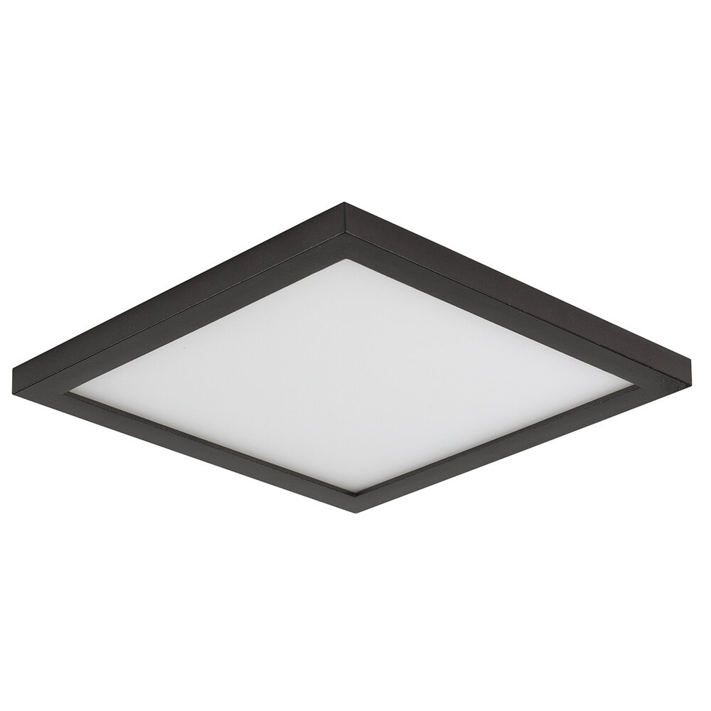 5" Square LED Surface Mount 3000K in Bronze