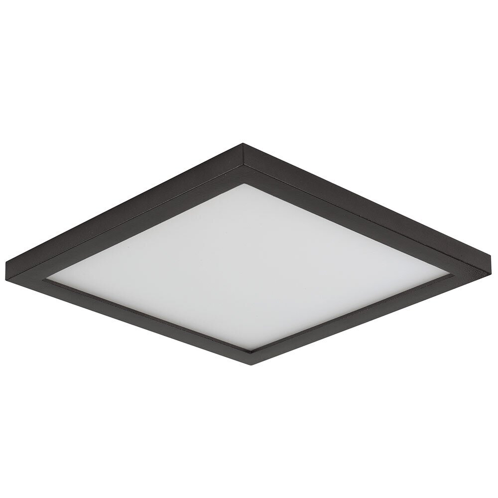 7" Square LED Surface Mount 3000K in Bronze