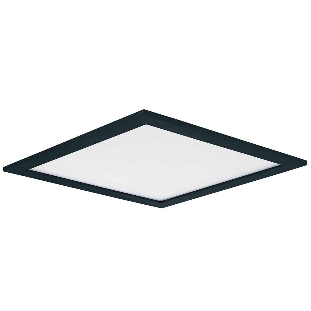 9" Square LED Surface Mount 3000K in Black