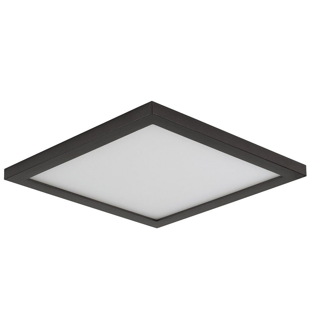 9" Square LED Surface Mount 3000K in Bronze
