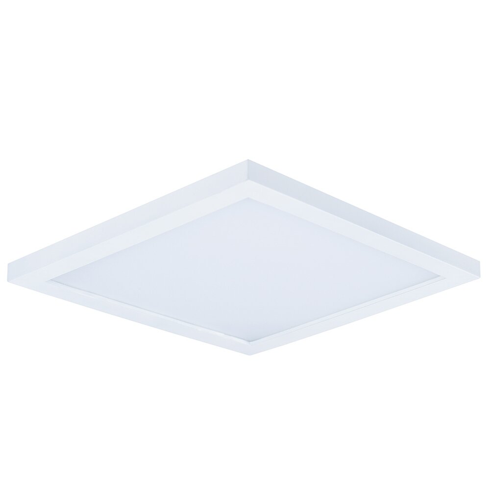 9" Square LED Surface Mount 3000K in White