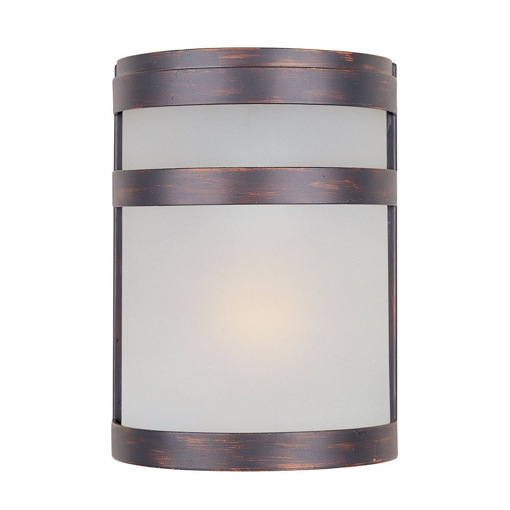 1-Light Outdoor Wall Sconce in Oil Rubbed Bronze