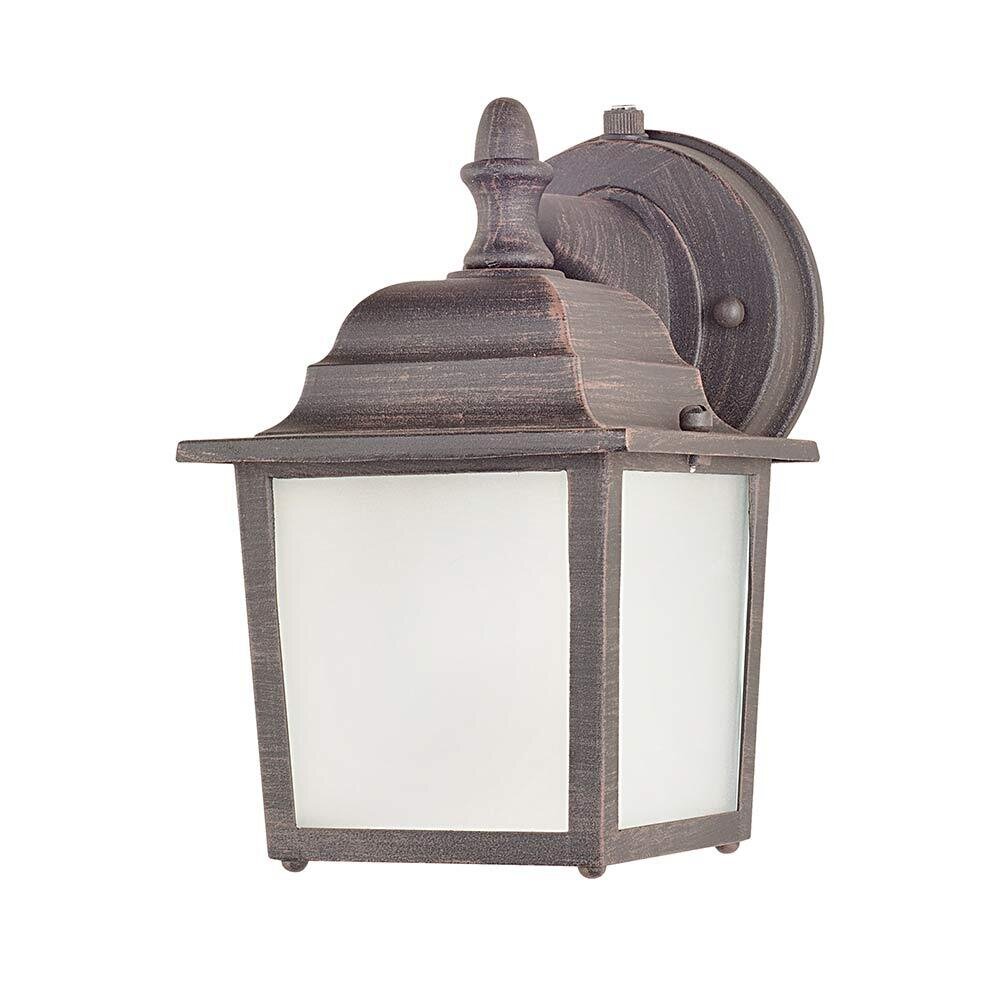 1-Light Outdoor Wall Mount in Rust Patina