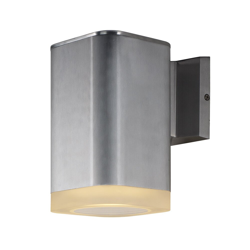Wall Sconce in Brushed Aluminum