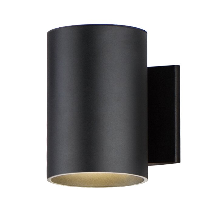 1-Light 7 1/4" LED Outdoor Wall Sconce in Black