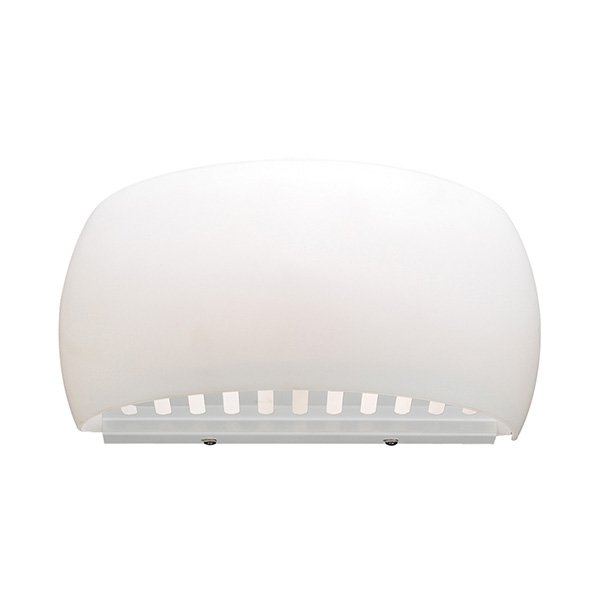 Wall Light in White with Matte Opal Glass