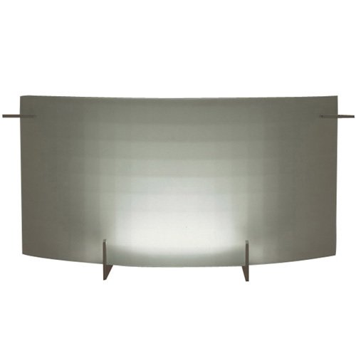 CFL Triple Vanity Light in Polished Chrome with Checkered Acid Frost Glass
