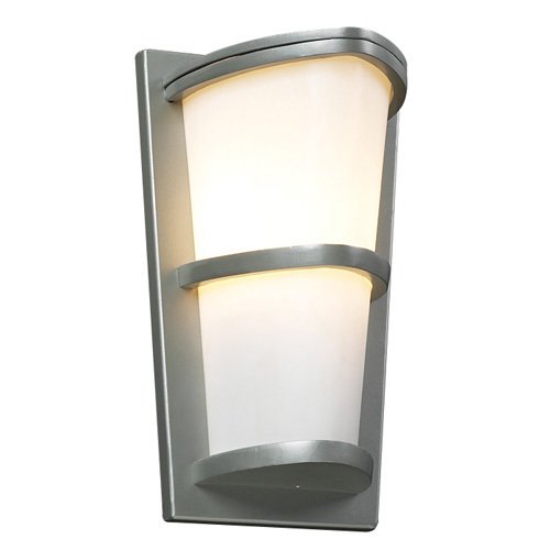 8" Exterior Light in Silver