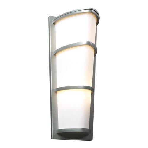 CFL 9 1/2" Exterior Light in Silver