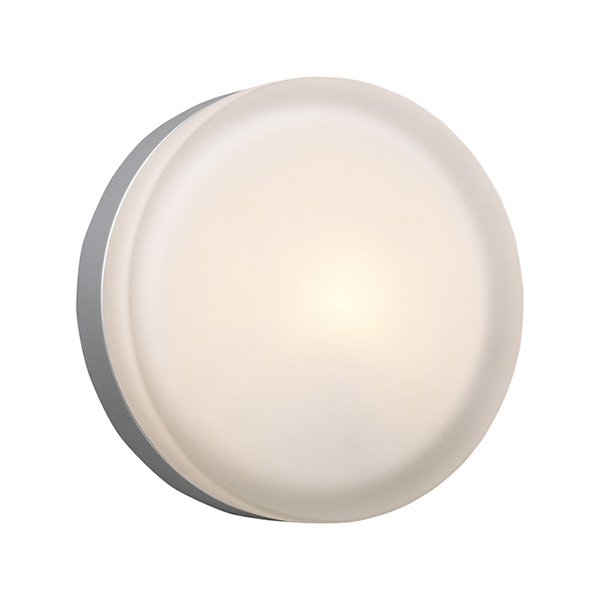 Wall Light in Satin Nickel with Frost Glass