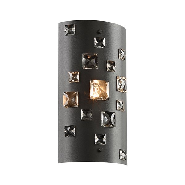 1 Light Wall Sconce in Black