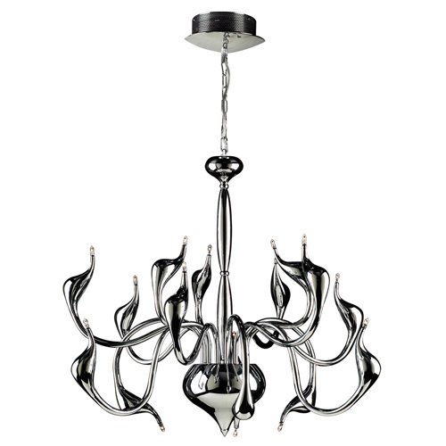 33" Chandelier in Polished Chrome