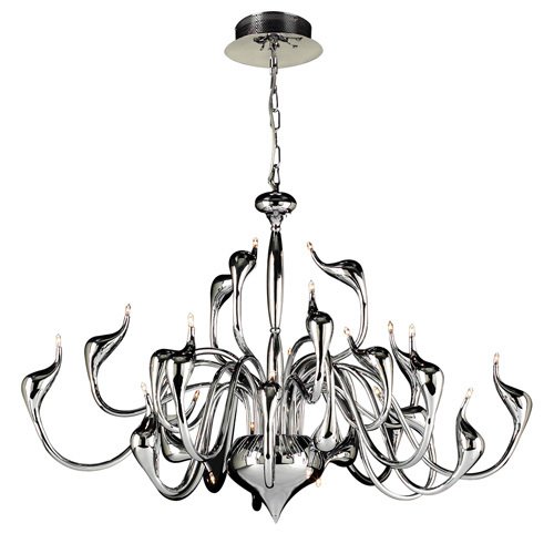 42" Chandelier in Polished Chrome